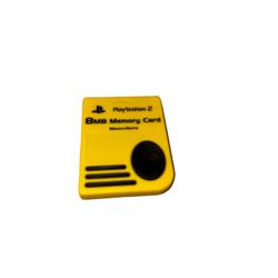 Official Genuine OEM Sony PlayStation 2 PS2 Memory Card Yellow 8MB