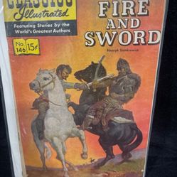 Classics Illustrated #146 WITH FIRE AND SWORD COMIC BOOK