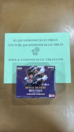 One Piece OP10 Royal Blood Booster Box Factory Sealed English Edition