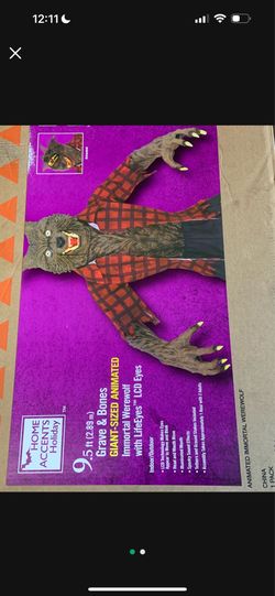NEW Home Depot Animated Werewolf