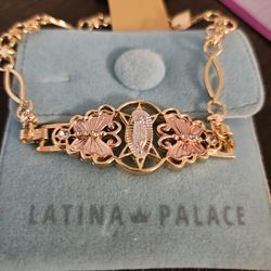 Gold Plated Virgin Mary Bracelet