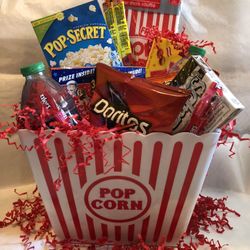 Movie Date Night Holiday Basket