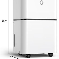 2000 Sq. Ft Dehumidifier for Home With Drain Hose LED Intelligent Humidity Light