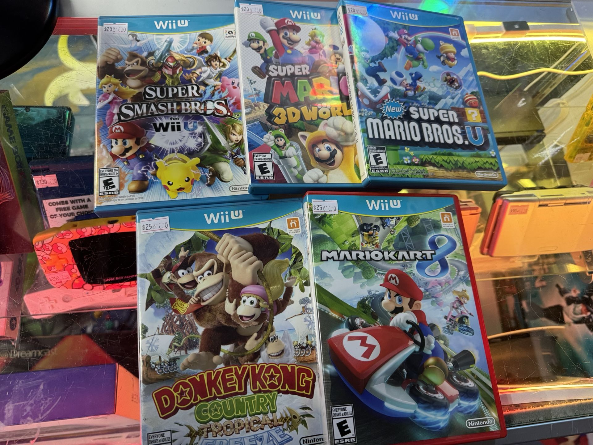 Nintendo Wii U Games *PRICES IN THE PHOTOS*