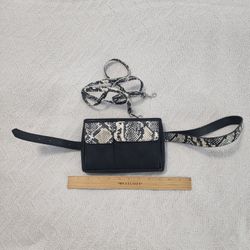 Ladies Snakeskin Belt Bag