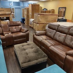 New Recliner Sofa And Loveseat