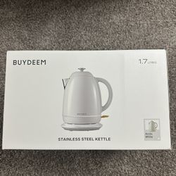 BUYDEEM K640 Stainless Steel Electric Tea Kettle NEW