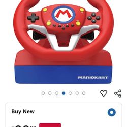 Mario Cart Steering Wheel & Pedals