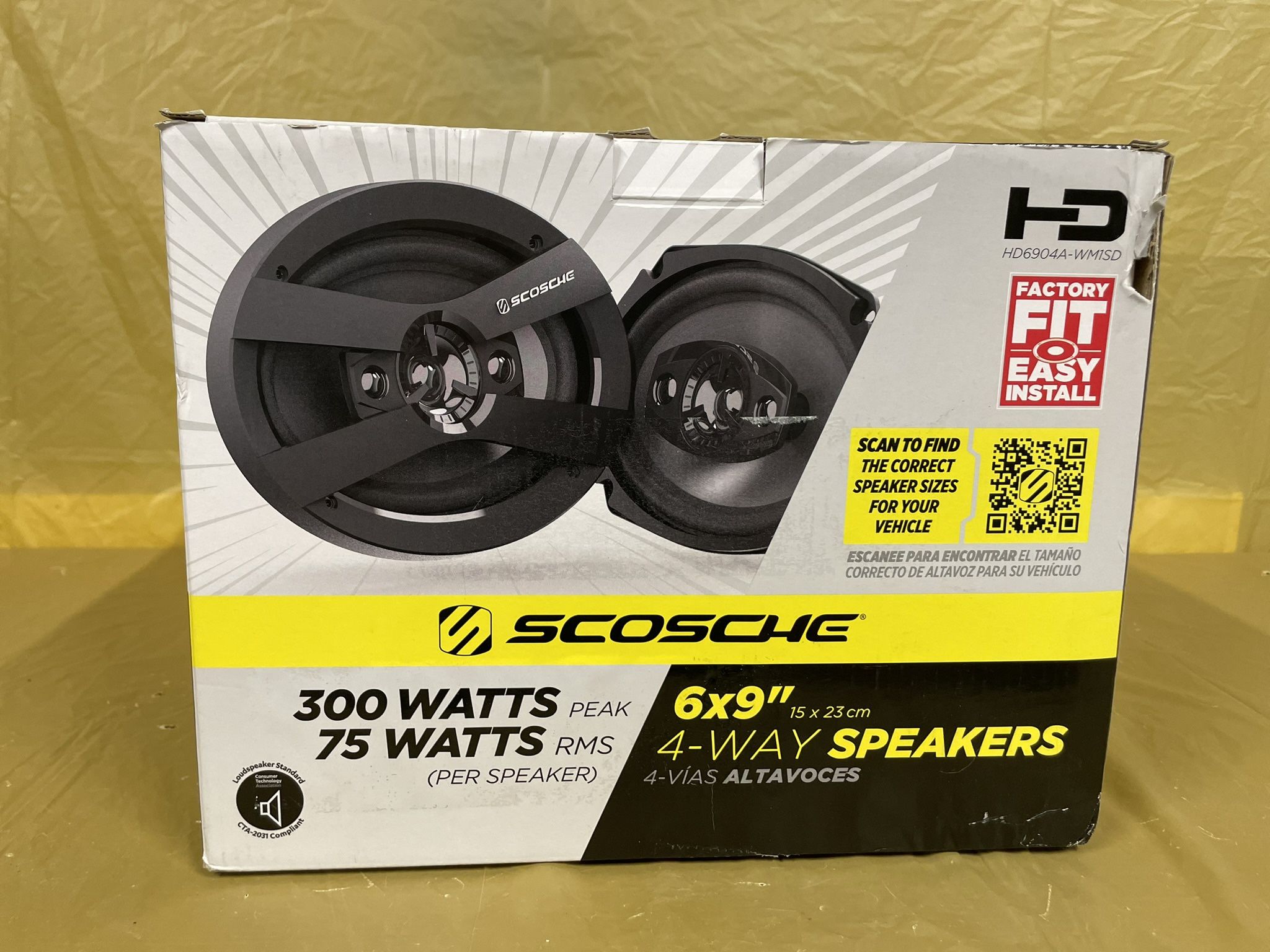 Scosche 6x9” Speakers