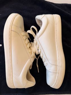 White sneaker women banana republic work shoe clean