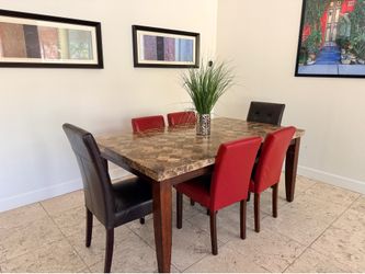 Dining table with 6 chairs