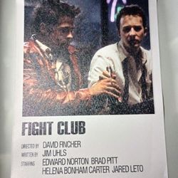99' Retro Movie Fight Club Canvas Poster Fan Art Wall Decor Room Aesthetic 