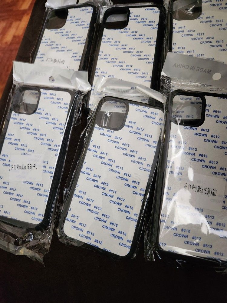 Iphone 11 Pro Max Sublimation Cases 6 Pack