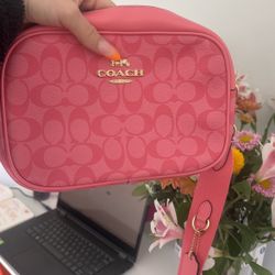 Coach Pink Camera Bag 