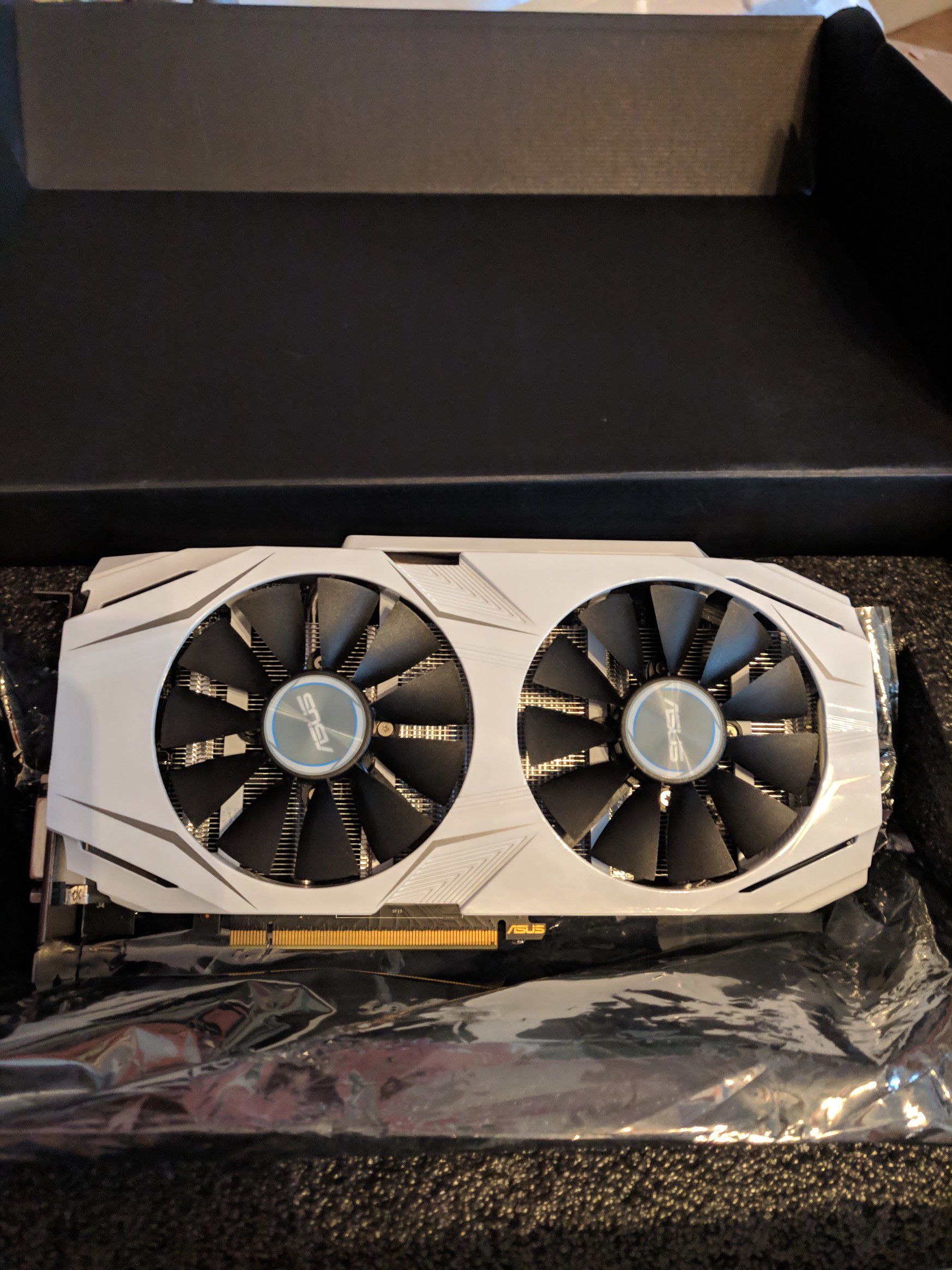 Asus dual 1060 6 gig never mined or OC
