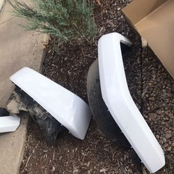 Jeep Jk 2007-2018 factory white fenders with liner
