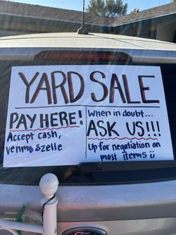 YARD SALE