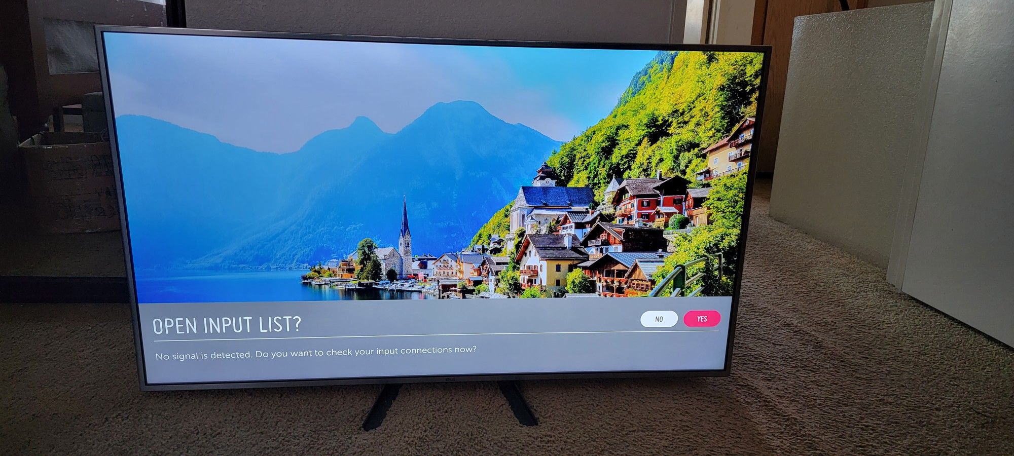 LG Ultra 4K 55-inch TV model #LG55UH7700-UB
