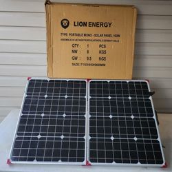 Lion Energy 12V 100W Solar Panel -BRAND NEW 