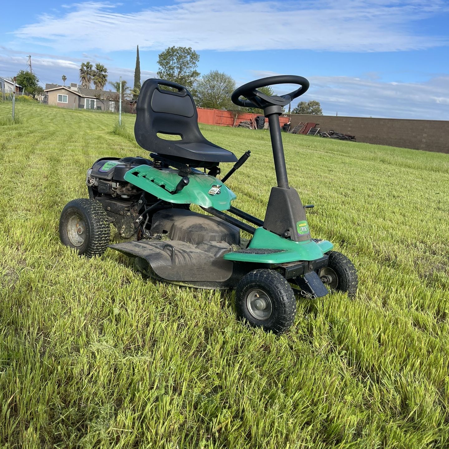 Weed eater one riding mower for sale new arrivals