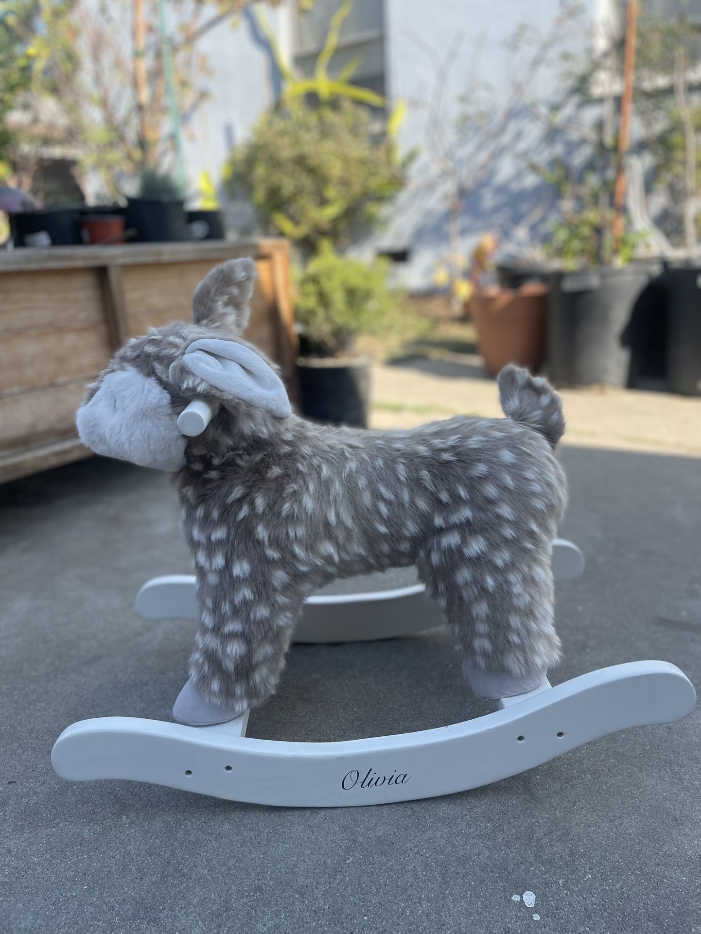 Pottery Barn Deer Rocker