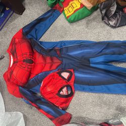 Spider Man Used  Costume For Kids Size Kids 4 