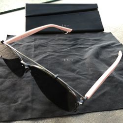 CHRISTIAN DIOR TECHNOLOGIC Ruthenium Pink Blue Flat Sunglasses 🔥
