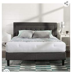 Zinus Dachelle Upholstered Platform Bedframe King