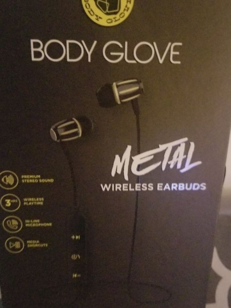 BODY GLOVE METAL WIRELESS EARBUDS