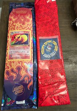 Santa Cruz x Pokémon Flareon Skateboard Deck