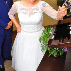 A Line Wedding Dress 