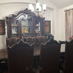 Dining Table And China