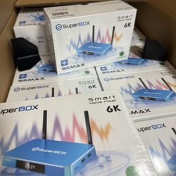 SuperBox S6 Max - Fully Loaded With 2000+ Channels Sports PPVs  Movies Series And More