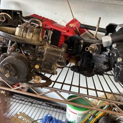 Small block, Chevy aluminum intake, Vortech