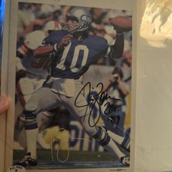 Autographed Photo Of NFL GREAT Jim Zorn With COA 