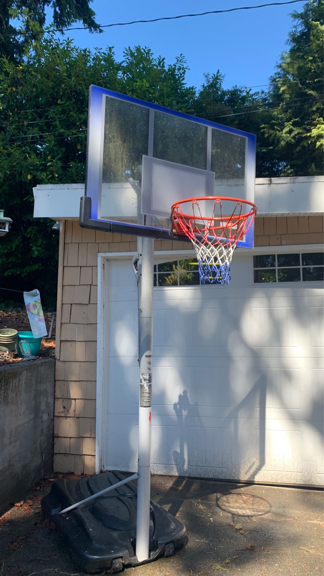 Lifetime Adjustable basketball hoop