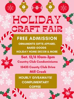 Holiday Bizaar Craft Fair