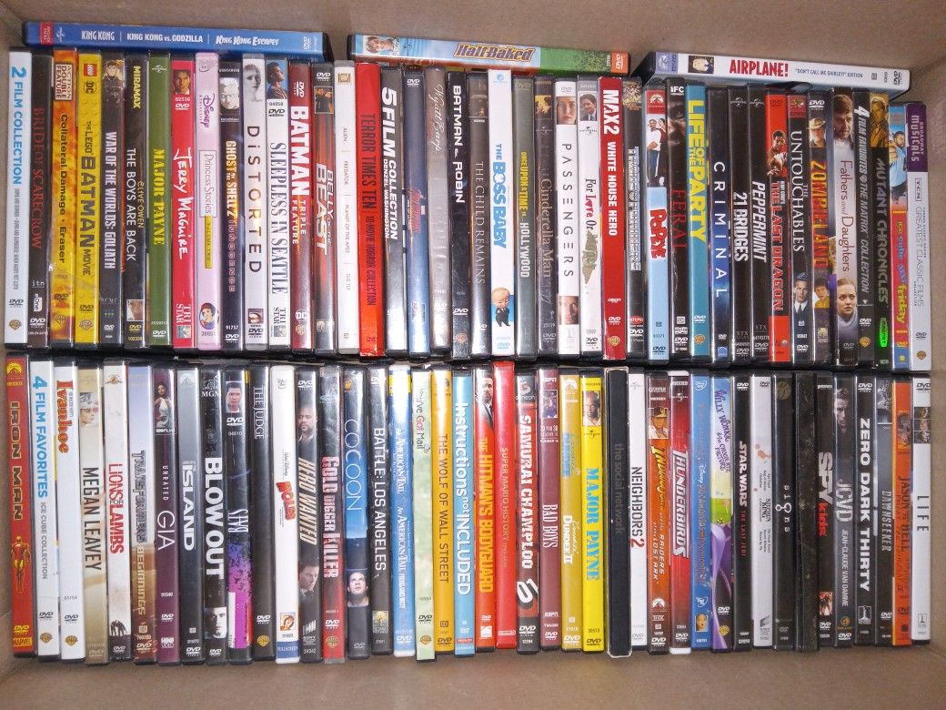270+ DVDS Movies For $100