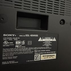 TVs For Sale , Sony 40 Inch And LG 43 Inch 