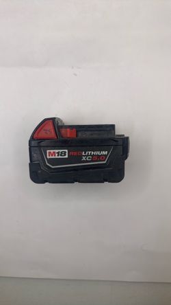 Milwaukee M18 5.0 battery