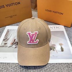 LV Pink and beige hat