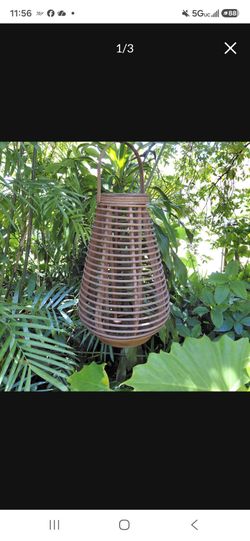Large Bamboo Hanging Lantern