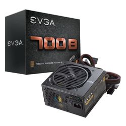 factory-sealed EVGA 700 B series power supply unit (PSU).