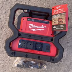 Milwaukee M18 18V Lithium-Ion Cordless 3600 Watt / 1800 Watt Battery Powered Power Supply Source Generator  $499