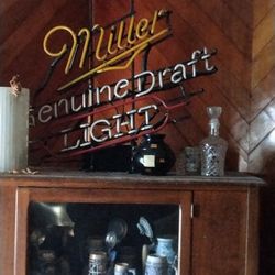 Miller Genuine Draft Light Sign 4 Sale $250 obo