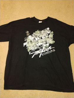 Miskeen Originals vintage Y2K graphic t-shirt featuring a "1024" hand-painted graffiti-style design on a black short-sleeve tee Men's Size 6XL $40.00