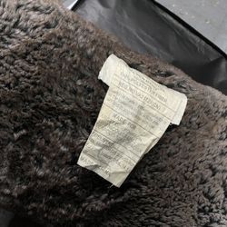 Faux Fur Decorative Throw Pillow Gray– Soft & Cozy- Used