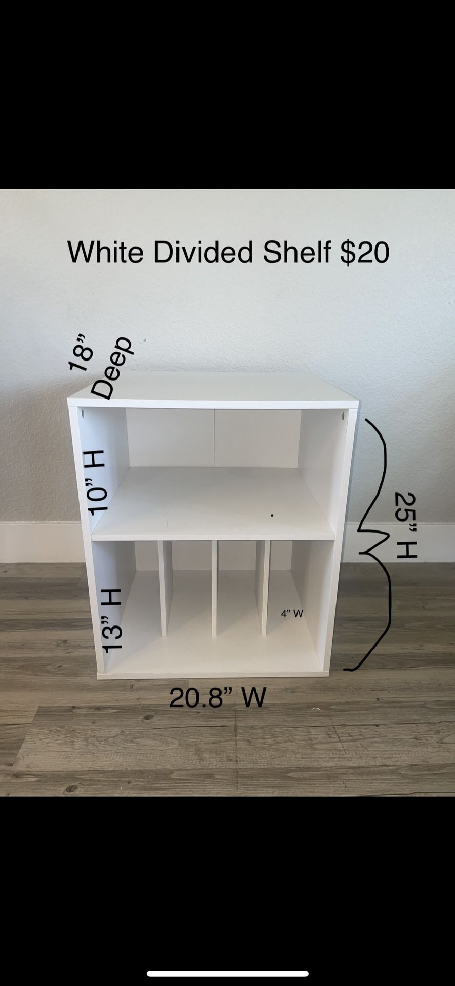 Cube Organizer/ Entertainment Console Table/ Filing Cabinet Shelf