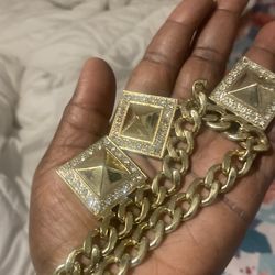 Gold plated necklace