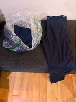 Navy Blue School boys 5 pack pants sz 20 husky